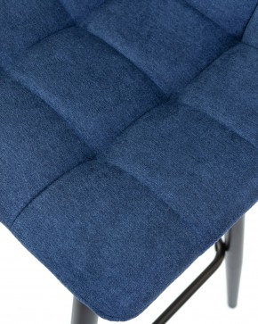 Стул барный DOBRIN NICOLE, черные матовые ножки, синяя ткань (UF860-14B) в Уфе - ufa.ok-mebel.com | фото 8