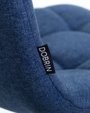 Стул барный DOBRIN NICOLE, черные матовые ножки, синяя ткань (UF860-14B) в Уфе - ufa.ok-mebel.com | фото 9