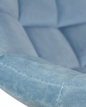 Стул барный DOBRIN TAILOR WHITE, пудрово-голубой велюр (MJ9-74) в Уфе - ufa.ok-mebel.com | фото 8