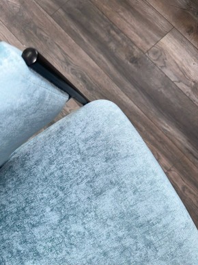 Стул ДИЛЛ, цвет RAIN 7 бриз, велюр / черный каркас М-City в Уфе - ufa.ok-mebel.com | фото 4