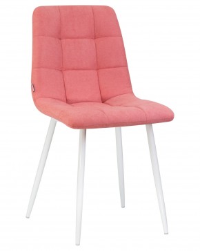 Стул обеденный DOBRIN ALEX, белые ножки, розовая ткань (UF860-05B) в Уфе - ufa.ok-mebel.com | фото