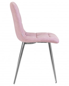 Стул обеденный DOBRIN ALEX, хром ножки, сиреневая ткань (UF860-04B) в Уфе - ufa.ok-mebel.com | фото 3