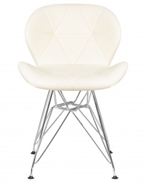 Стул обеденный DOBRIN BUTTERFLY CHROME, ножки хром, цвет кремовый в Уфе - ufa.ok-mebel.com | фото 6