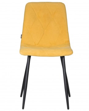Стул обеденный DOBRIN CHILLY ROMBO, Горчичный Simple 15, основание черное в Уфе - ufa.ok-mebel.com | фото 6