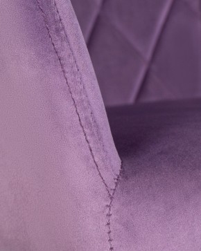 Стул обеденный DOBRIN ROBERT, черные матовые ножки, велюр V108-45 Темно-фиолетовый в Уфе - ufa.ok-mebel.com | фото 7
