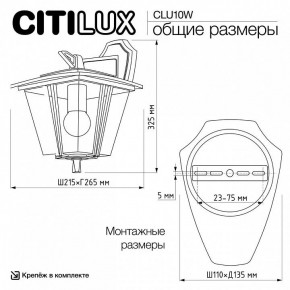 Светильник на штанге Citilux FORTS CLU10W в Уфе - ufa.ok-mebel.com | фото 9