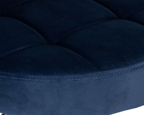 Табурет барный DOBRIN BRUNO BLACK, синий велюр (MJ9-117) в Уфе - ufa.ok-mebel.com | фото 4