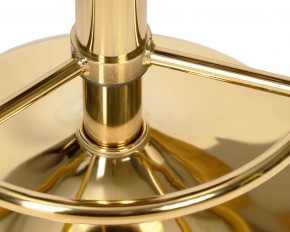 Табурет барный DOBRIN BRUNO GOLD, черный велюр (MJ9-101) в Уфе - ufa.ok-mebel.com | фото 2