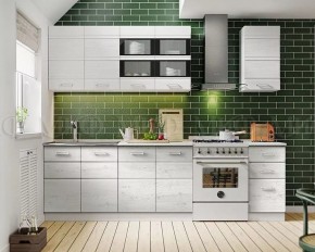 ТЕХНО-2 Кухонный гарнитур 2,0 в Уфе - ufa.ok-mebel.com | фото 2