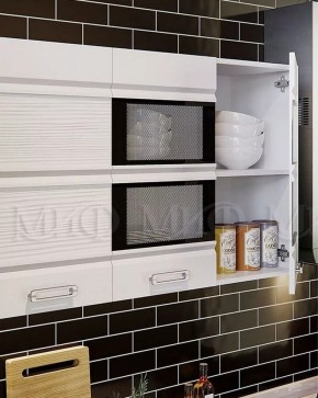 ТЕХНО-2 Кухонный гарнитур 2,0 в Уфе - ufa.ok-mebel.com | фото 4