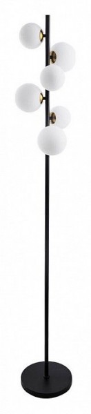 Торшер Arte Lamp Gemini A2243PN-6BK в Уфе - ufa.ok-mebel.com | фото