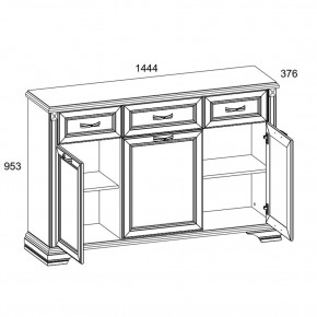 Тумба 3D3S, MONAKO, цвет Сосна винтаж/дуб анкона в Уфе - ufa.ok-mebel.com | фото 2