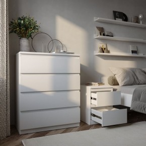 Тумба МАЛЬТА с двумя выдвижными ящиками, цвет белый в Уфе - ufa.ok-mebel.com | фото 4