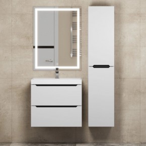 Тумба под раковину Uperwood Tanos 60 см, подвесная, белая/графит в Уфе - ufa.ok-mebel.com | фото 13