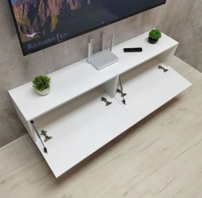 Тумба подвесная под ТВ LINES MTV1-MA 750 Белый глянец (Белый-M 10.1.1) в Уфе - ufa.ok-mebel.com | фото 11