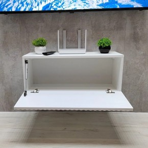 Тумба подвесная под ТВ LINES MTV1-MA 750 Белый матовый (Белый-M 10.1.2) в Уфе - ufa.ok-mebel.com | фото 3