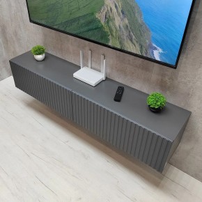 Тумба подвесная под ТВ LINES MTV1-MA 750 Темно-серый (Графит-M 10.1.25) в Уфе - ufa.ok-mebel.com | фото 11