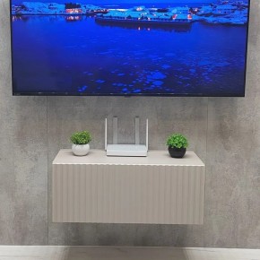 Тумба подвесная под ТВ LINES MTV1-MA 750 Бежевый (Леда-М 10.1.5) в Уфе - ufa.ok-mebel.com | фото 5