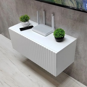 Тумба подвесная под ТВ LINES MTV3-MA 900 Белый матовый (Белый-M 10.1.2) в Уфе - ufa.ok-mebel.com | фото 8