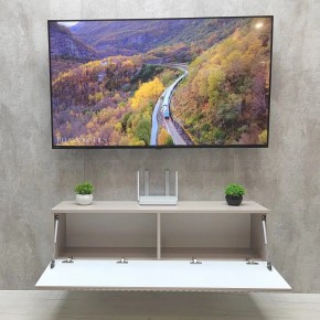 Тумба подвесная под ТВ LINES MTV4-MA 1150 Бежевый (Леда-М 10.1.5) в Уфе - ufa.ok-mebel.com | фото 3