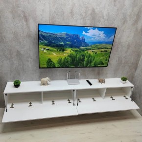Тумба подвесная под ТВ LINES MTV4-MA 1150 Белый глянец (Белый-M 10.1.1) в Уфе - ufa.ok-mebel.com | фото 12