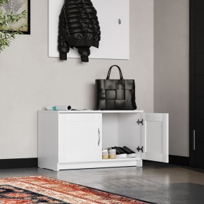 Тумба СИРИУС двухдверная низкая, цвет белый в Уфе - ufa.ok-mebel.com | фото 4