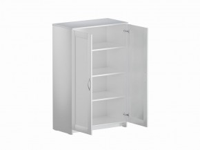Тумба СИРИУС двухдверная высокая, цвет белый в Уфе - ufa.ok-mebel.com | фото 3