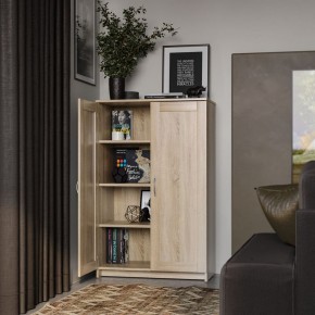 Тумба СИРИУС двухдверная высокая, цвет Дуб Сонома в Уфе - ufa.ok-mebel.com | фото 4