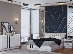 МАГНОЛИЯ Тумбы (комплект 2 шт) Белый глянец/Белый в Уфе - ufa.ok-mebel.com | фото 3