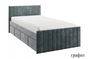 ТВИКС Кровать с ящиками 900 (графит) в Уфе - ufa.ok-mebel.com | фото