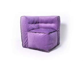 Угловое модульное бескаркасное кресло Комфорт (Фиолет велюр) в Уфе - ufa.ok-mebel.com | фото