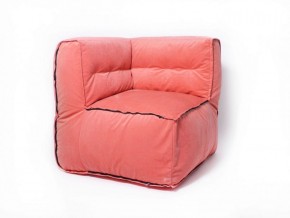 Угловое модульное бескаркасное кресло Комфорт (Персик велюр) в Уфе - ufa.ok-mebel.com | фото