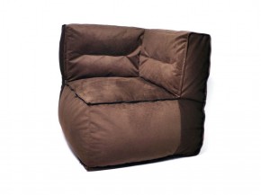 Угловое модульное бескаркасное кресло Комфорт (Шоколад велюр) в Уфе - ufa.ok-mebel.com | фото