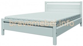 ВЕРОНИКА-1 Кровать из массива 900 (Белый Античный) в Уфе - ufa.ok-mebel.com | фото