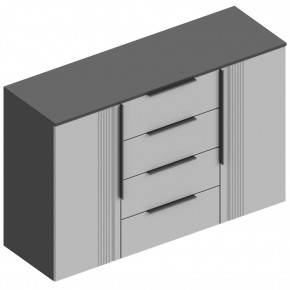 ВИТА Комод 2-ств c 4 ящиками в Уфе - ufa.ok-mebel.com | фото