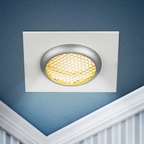 Встраиваемый светильник Эра  KL110 WH/SL в Уфе - ufa.ok-mebel.com | фото 5