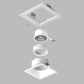 Встраиваемый светильник Lightstar Domino D51606WMOD в Уфе - ufa.ok-mebel.com | фото 2