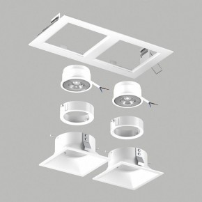 Встраиваемый светильник Lightstar Domino D5260606WMOD в Уфе - ufa.ok-mebel.com | фото 3