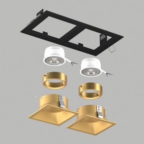 Встраиваемый светильник Lightstar Domino D5270303GMOD в Уфе - ufa.ok-mebel.com | фото 3