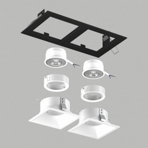 Встраиваемый светильник Lightstar Domino D5270606WMOD в Уфе - ufa.ok-mebel.com | фото 3