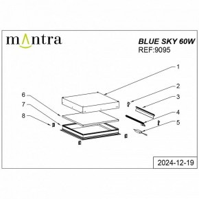 Встраиваемый светильник Mantra Blue Sky 9095 в Уфе - ufa.ok-mebel.com | фото 5