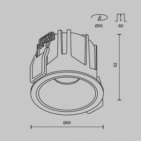 Встраиваемый светильник Maytoni Alfa LED DL043-01-10W3K-RD-W-1 в Уфе - ufa.ok-mebel.com | фото 10