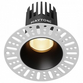 Встраиваемый светильник Maytoni Dip DL119-10W-2.7K-TRS-B в Уфе - ufa.ok-mebel.com | фото