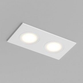 Встраиваемый влагозащищенный светильник PORT, 2?15 Вт макс., LED, GU5.3, IP65, корпус из полимера, цвет белый в Уфе - ufa.ok-mebel.com | фото