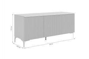 ЗЕФИР Гостиная К2 (белое дерево/черный муар) в Уфе - ufa.ok-mebel.com | фото 4