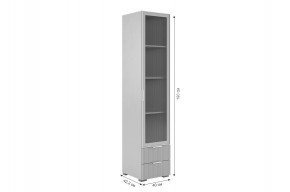 ЗЕФИР Гостиная К2 (белое дерево/черный муар) в Уфе - ufa.ok-mebel.com | фото 6