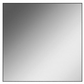 Зеркало Corsica 600х600 black без подсветки Sansa (SB1064Z) в Уфе - ufa.ok-mebel.com | фото 1
