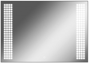 Зеркало Cosmo 100 black с подсветкой Sansa (SC1047Z) в Уфе - ufa.ok-mebel.com | фото