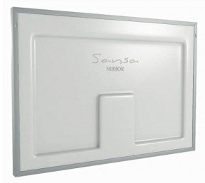 Зеркало Dream 100 alum (линза) с подсветкой Sansa (SDL1027Z) в Уфе - ufa.ok-mebel.com | фото 2