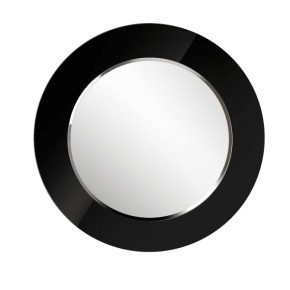 Зеркало круглое черный (РМ/02) в Уфе - ufa.ok-mebel.com | фото 1